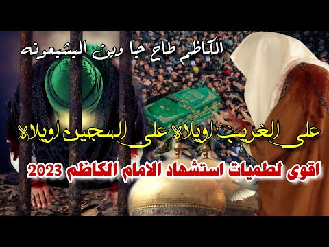 جديد اقوى لطمية حماسية استشهاد الامام الكاظم 2023 على الغريب اويلاه حيدر الخزعلي و مؤمن المطيري