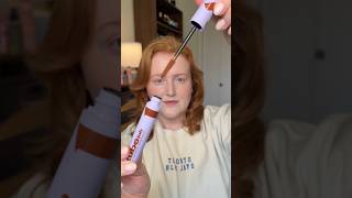 trying a mascara for red heads