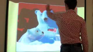 Coca-cola interactive installation (by Kodisoft)