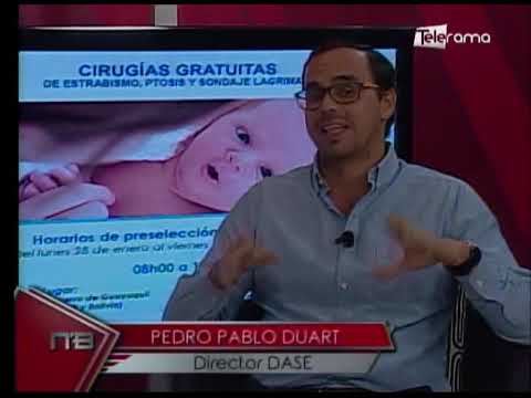 Cirugías gratuitas de estrabismo, ptosis y sandaje lagrimal