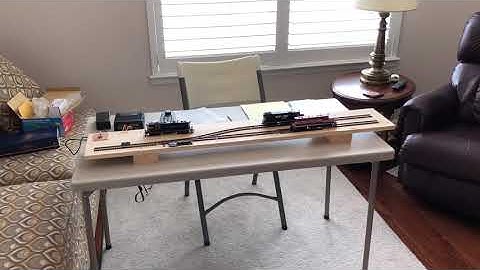 DCC test track setup