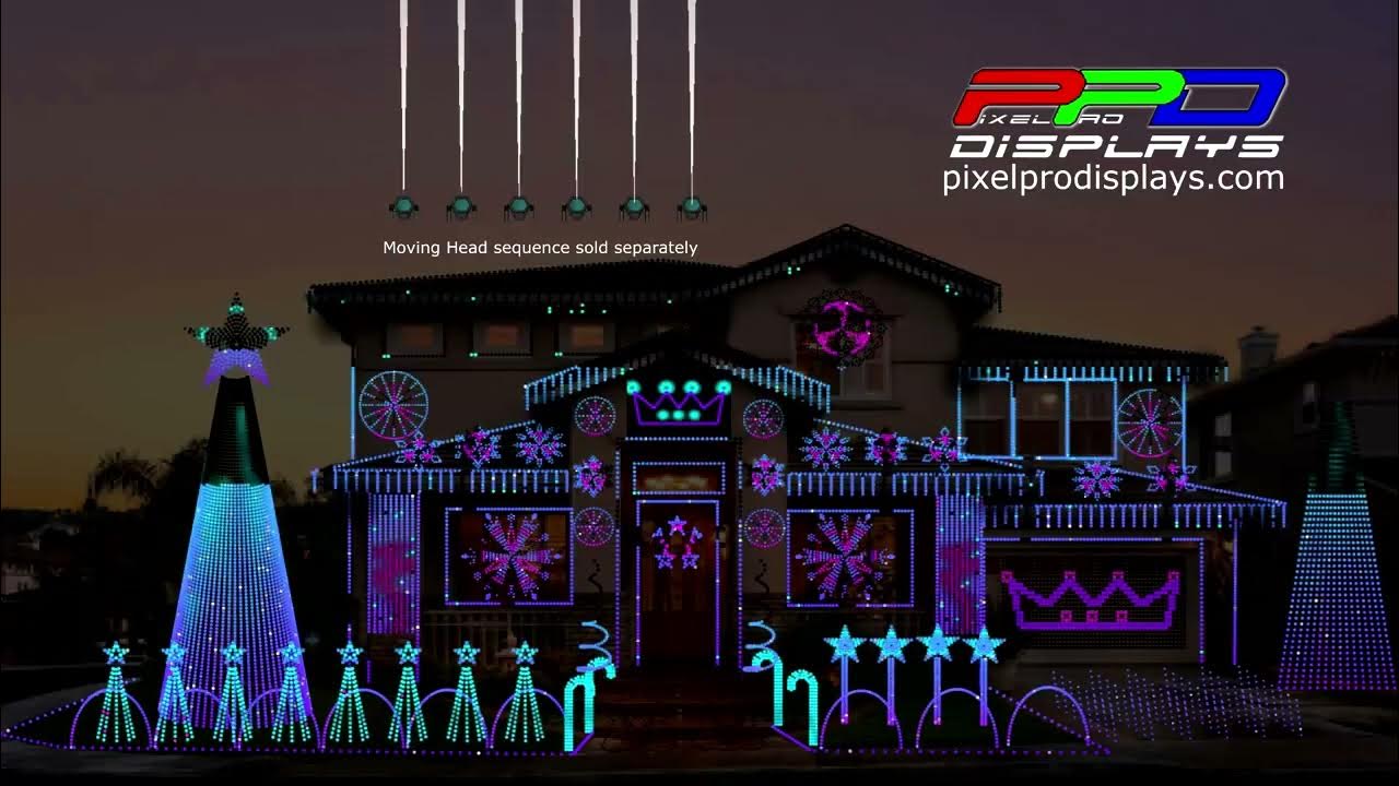 Alala We Three Kings Epic xLights Moving Head Sequence YouTube