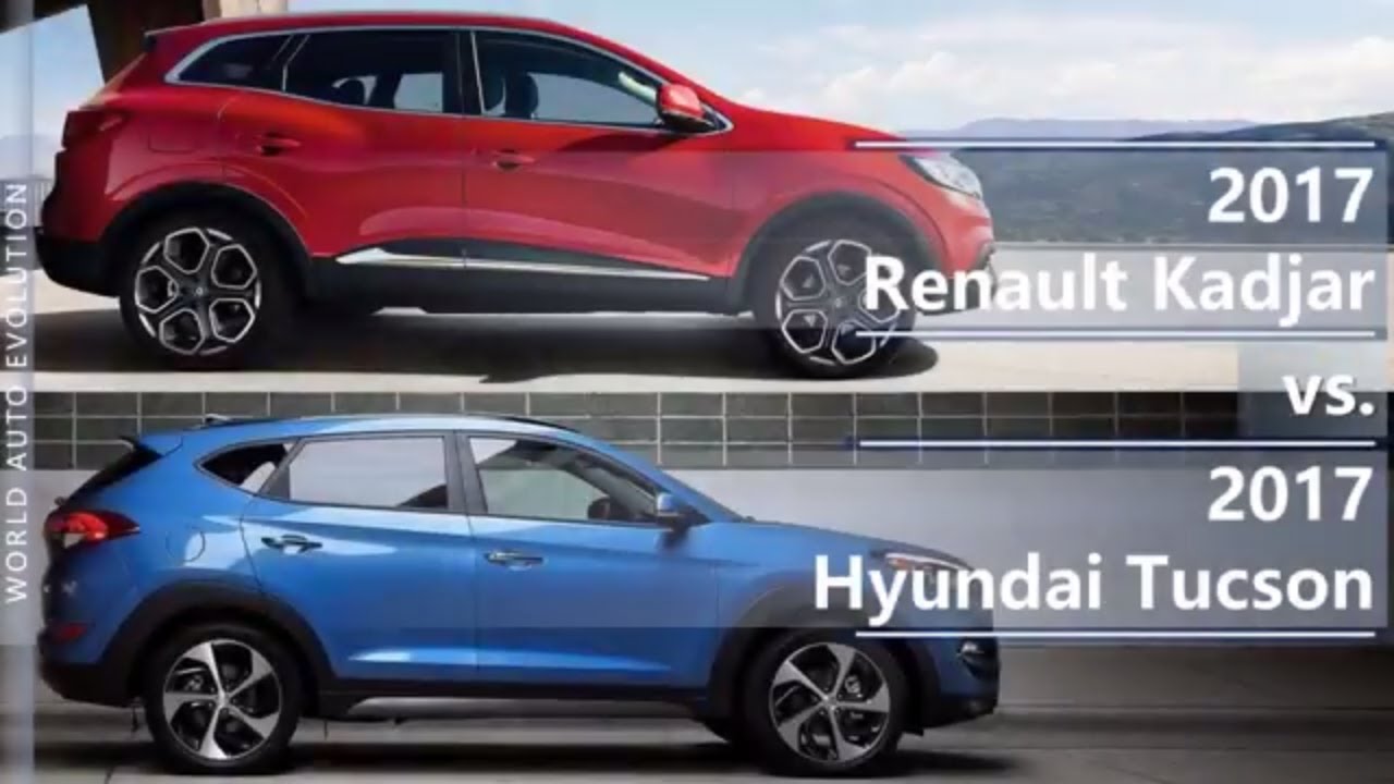 2017 Renault Kadjar Vs 2017 Hyundai Tucson (Technical Comparison) - Youtube