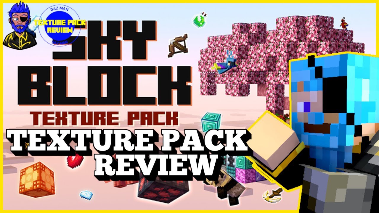 Skyblock Texture Pack Review ¦ Daz Man Minecraft Texture Pack Review ...
