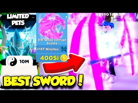 Getting The Best Sword In Ninja Legends Update And Insanely Op Limited Time Pets Roblox Youtube - sword ninja render roblox