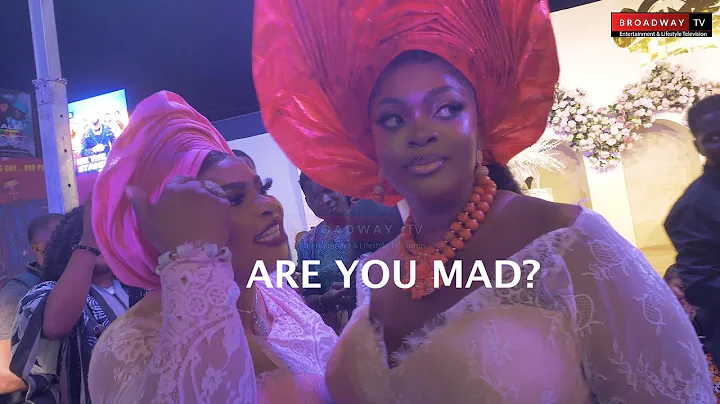 Fight-To-Finish: Eniola Badmus and Laide Bakare FIGHTS  at Premiere of Owambe Thieves'