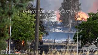 ***not for broadcast*** contact brett adair with live storms media to
license. brett@livestormsnow.com red flag conditions in northern
california making wild...