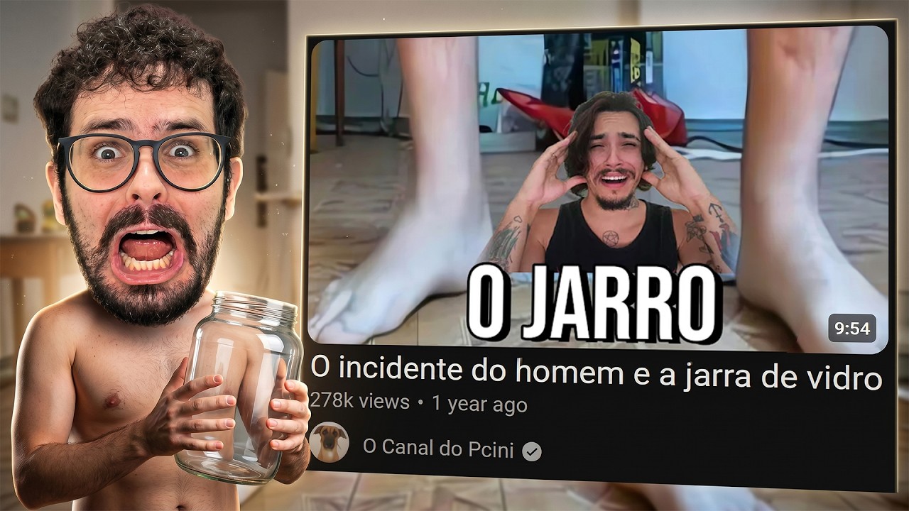 O incidente BIZARRO do homem e a JARRA DE VIDRO