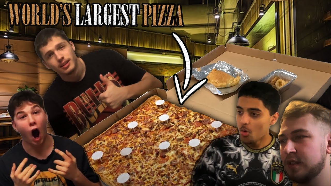 WE BOUGHT THE WORLDS LARGEST PIZZA - YouTube