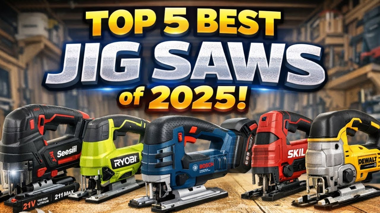 Top 5 Best Jig Saws of 2025 🔧 | Best Cordless & Professional Jigsaws Reviewed