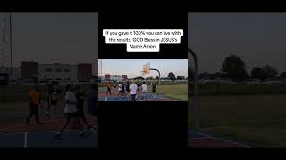 Blacktop hoops #GlorytoGOD