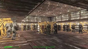 Fallout 4 - My MASSIVE Power Armor Collection and Warehouse