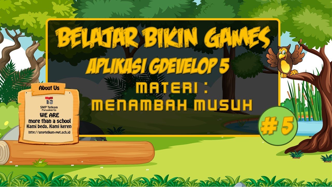 Tutorial 5 GDevelop Platformer : Menambah Musuh - YouTube