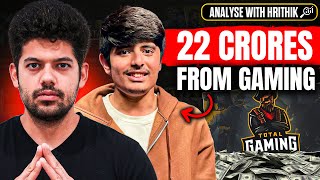 How @TotalGaming093 Earns CRORES through Gaming(Genius Strategy) | Analyse With Hrithik 08