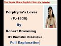 Porphyrias lover poem by robert browning