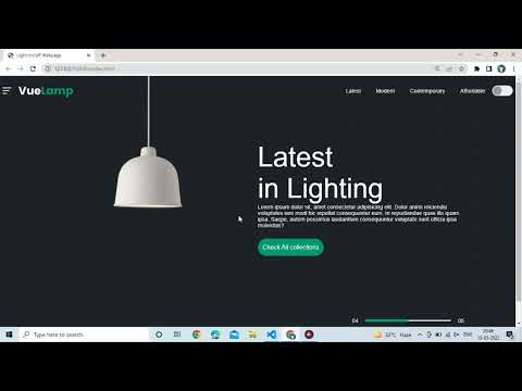 Light on & off webpage | HTML CSS & JAVASCRIPT