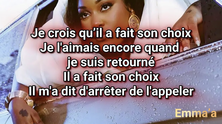 Emma'a - Ça m'a laissé (Paroles/Lyrics)