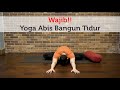 Wajib yoga abis bangun tidur  yoga with penyogastar