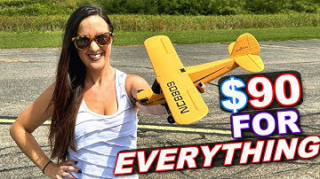 LEARN TO FLY RC Airplanes for Under $100 - Piper J3 Cub