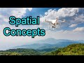 Spatial Concepts in Geography: Locations, Features, and Interactions