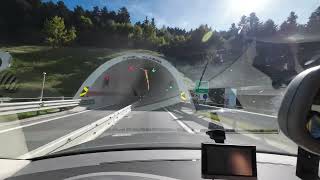 Route to the sea from Zagreb to the Dalmatian coast 4К video Timelapse
