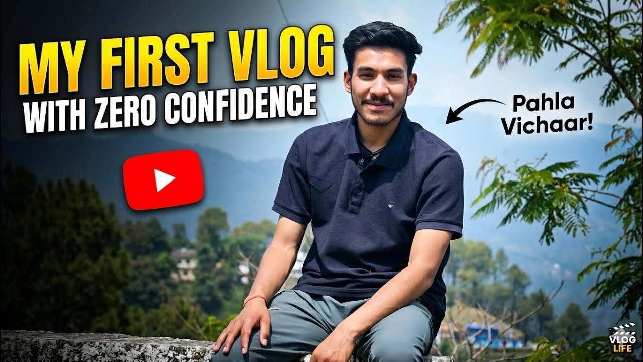 First vlog ( पहला vlog ) ... With zero confidence - YouTube
