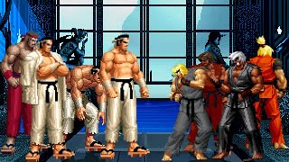 [KOF Mugen] Memorial | Goro Daimon vs Ken [ 4vs4 ]