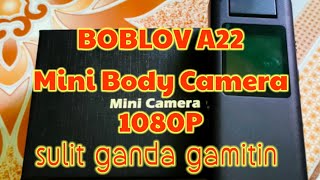 BOBlOV A22 MINI BODY CAMERA 1080P....