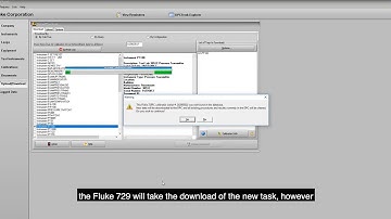 How to Download a Calibration Task to Fluke 729 from Fluke DPC