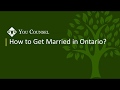 How to Get Married in Ontario?