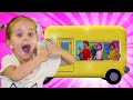 The Wheels on The Bus Song (Animal Version) | Kinderwood Kids Songs