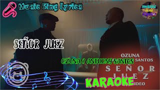 SEÑOR JUEZ - OZUNA & ANTHONY SANTOS (Karaoke Oficial) - LETRA - INSTRUMENTAL  🎵 screenshot 4