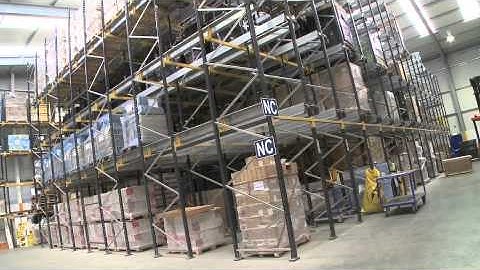 Pallet Racking Shuttle System - Ten Second Time Lapse