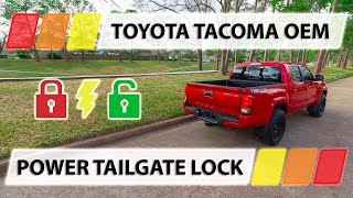 Toyota Tacoma Mods | OEM Power Tailgate Lock Kit | PK3B635JS0 | PK3B635JL0 | Amazon