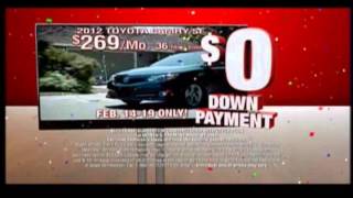 Toyota February 2013 Presidents' Weekend Sales Event
