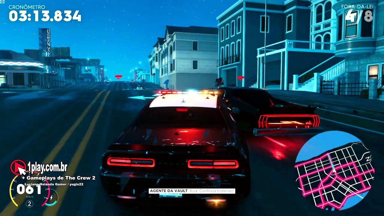 The Crew 2! Dodge Challenger SRT DEMON (STREET RACE) Desafio MOTORFLIX Night Call em San Francisco!