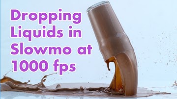 Dropping Liquids in slow motion at 1000fps | Phantom Flex 4k