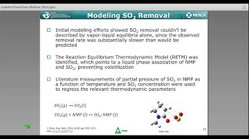 DynoChem: Merck on development and Scale up of Gas-Liquid Systems using Process Modeling