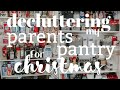 Decluttering my parents pantry for Christmas || Minimalism & Organization