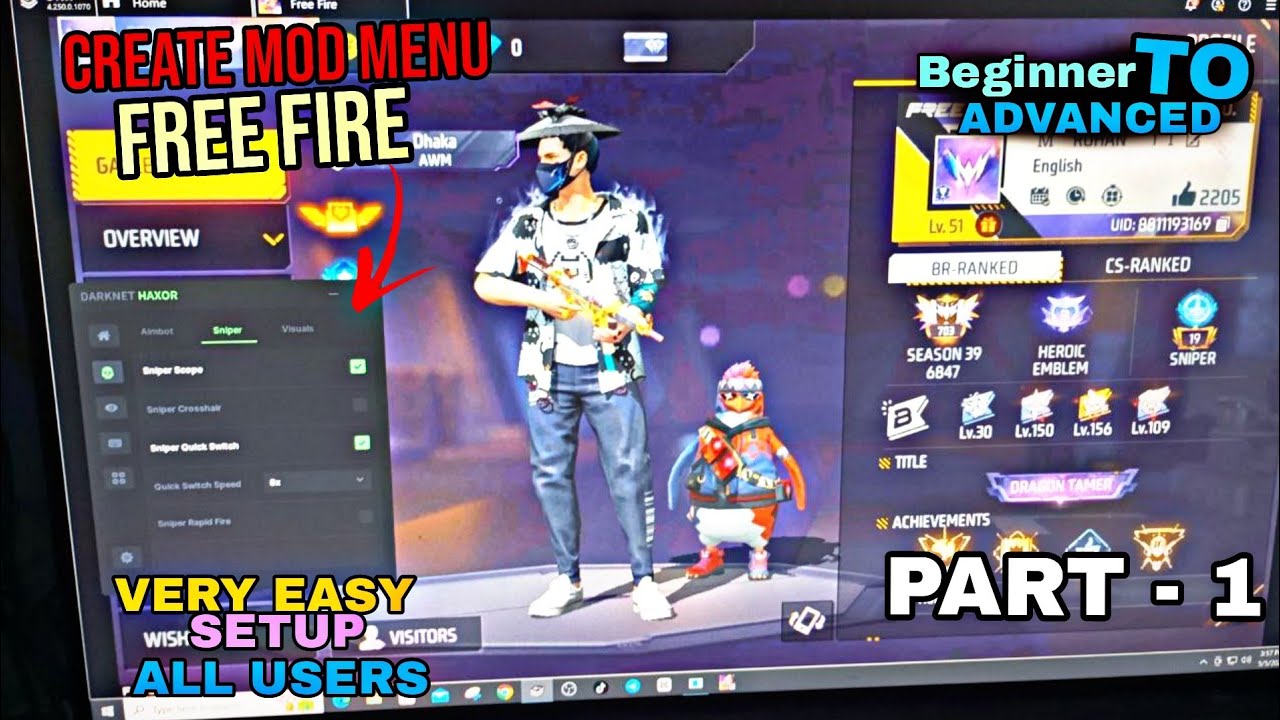 how-to-make-own-mod-menu-for-free-fire-youtube