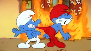 Let go of me!  • The Smurfs Remastered edition