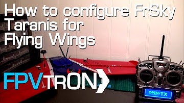 How to configure FrSky Taranis for Flying Wings - Pitch on throttle adjustment