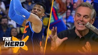 Colin Cowherd on Russell Westbrook calling Zaza Pachulia a dirty player | THE HERD