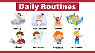 Daily Routines in English | Learn Daily Routines in English | by pictures