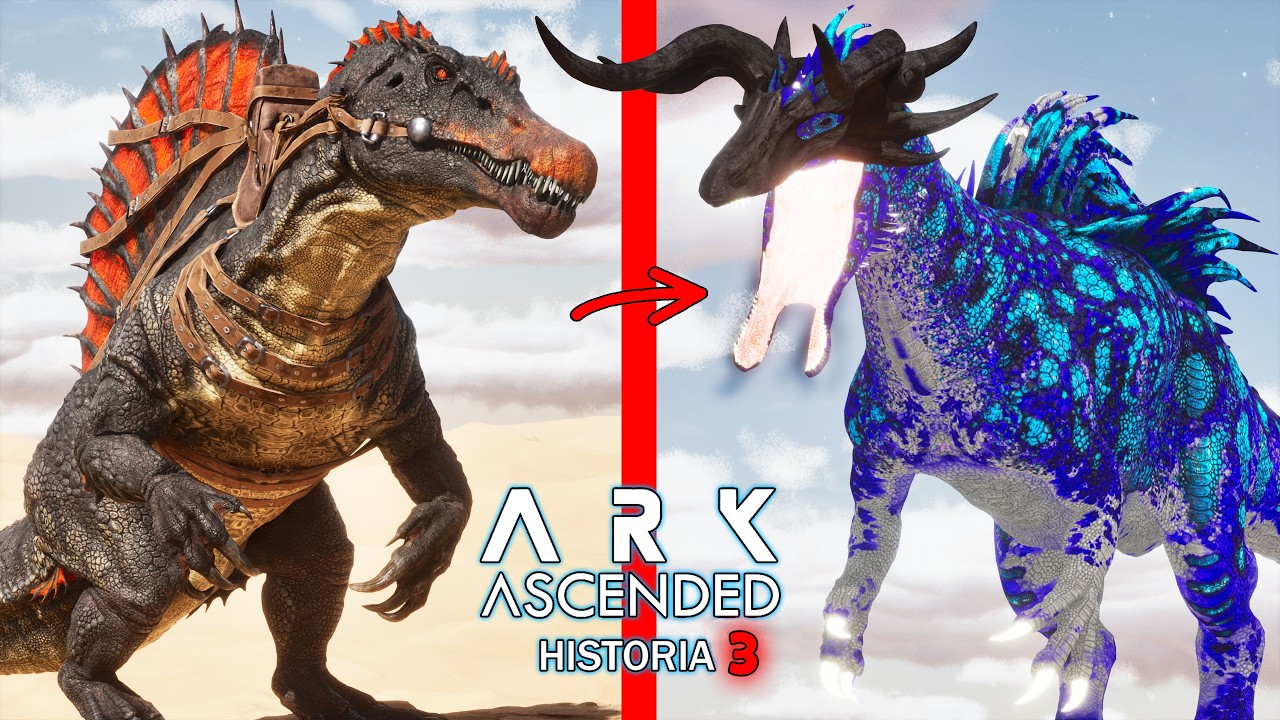 SPINY SE TRANSFORMA! EL ESPINOSAURIO MAS FUERTE Y RARO! y el clan Acro ...