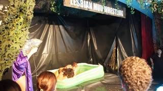 MONKEY MOMENTS - LESBIAN MUD WRESTLING ROUND 1 ...