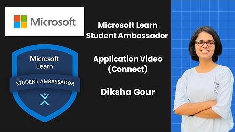 Microsoft Learn Student Ambassador | My Answer Video | Connect | Microsoft | MLSA #MLSA #microsoft