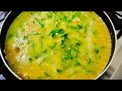 Caldo de mandioca simples e gostoso