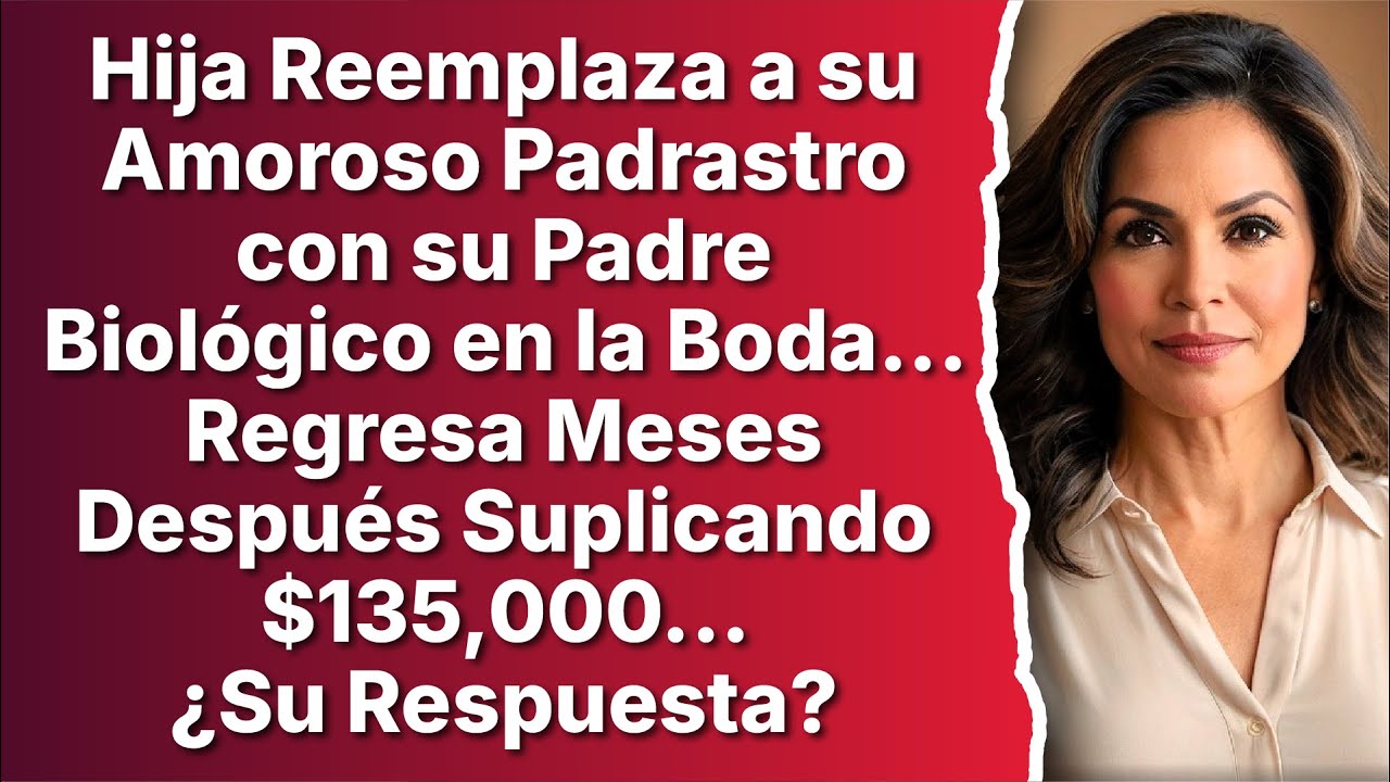 Después de 15 Años, Hija Eligió a su Padre Biológico Sobre su Padrastro en la Boda... Ahora Regresa