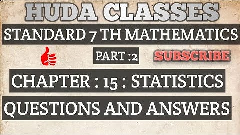 Maharashtra Board Class 7 Maths Solutions Chapter 15 Statistics Practice Set 54 and 55